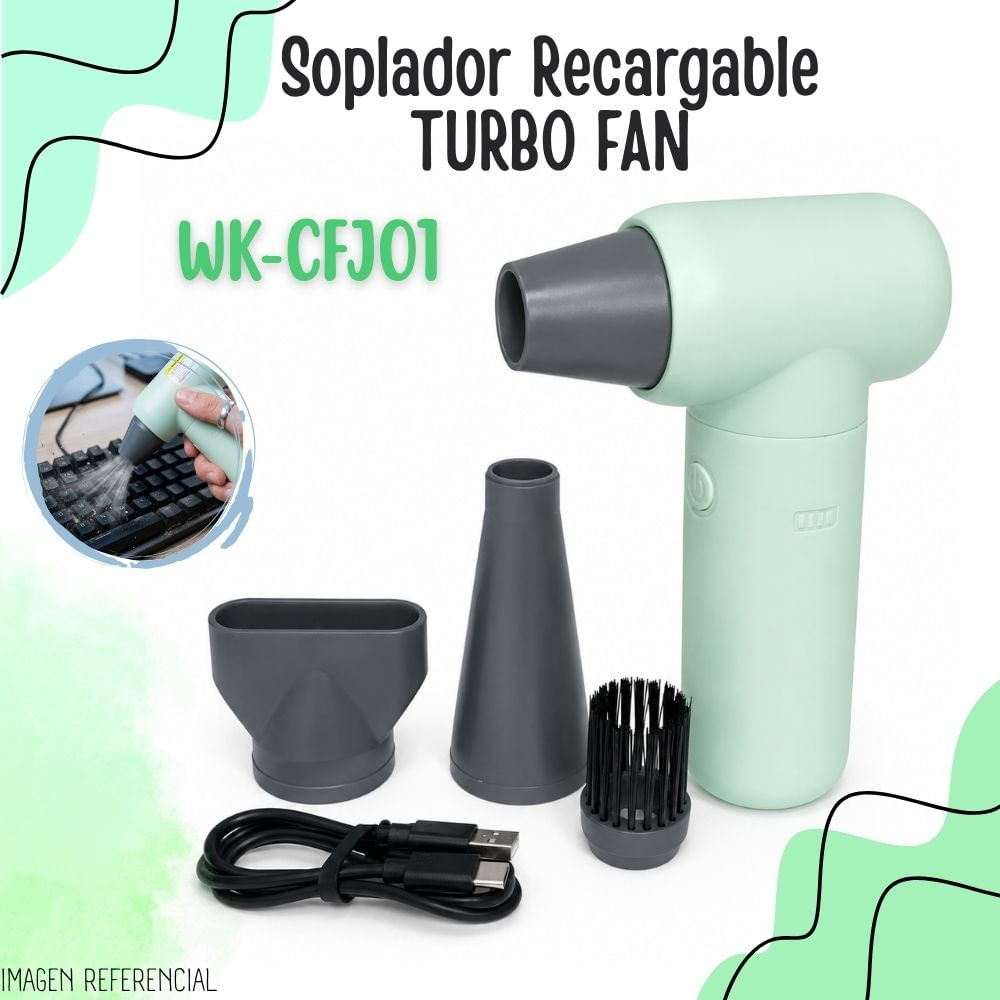 Soplador y Plumero de Aire Comprimido TURBO FAN - CFJ01