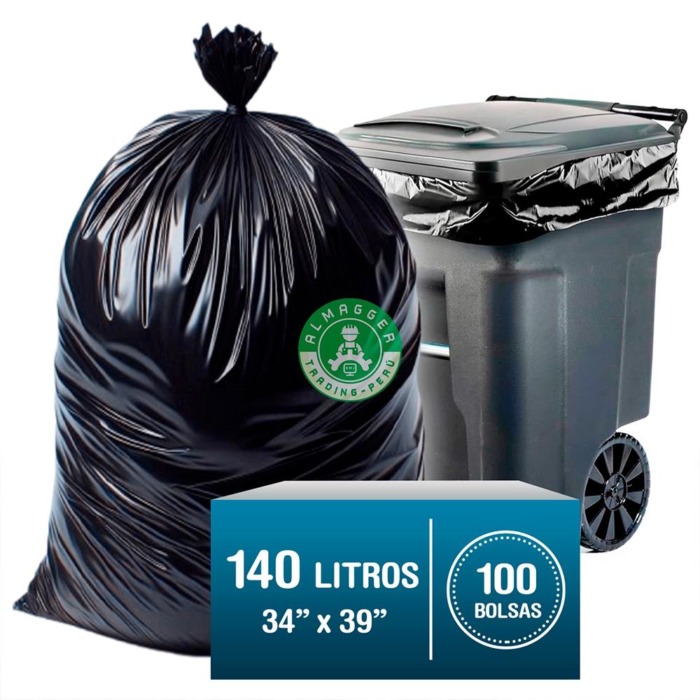 Bolsas De Basura -140 Litros - x 100 Und. - Ultra Resistente