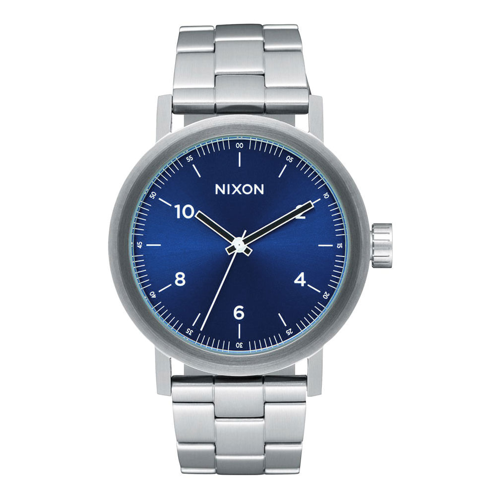 Reloj Nixon Stark A11921258 Acero Inoxidable Plateado Dial Azul
