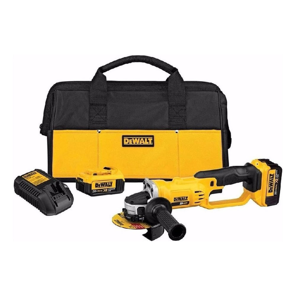 Esmeril Amoladora 4.5" 5" 20V Max Dewalt DCG412M2 2 x 4.0 Ah