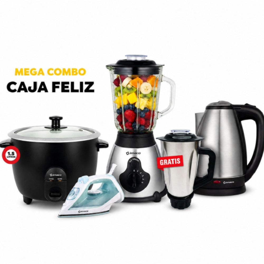Licuadora 450W BLS509 Plancha  ETA1615C Olla Imaco RC15N  Hervidor  KE1801  Vaso coctelero
