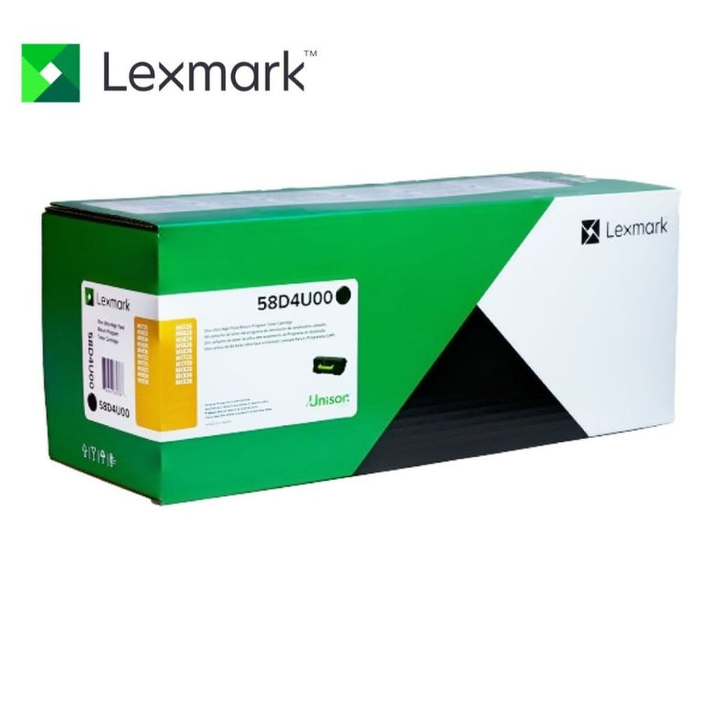 TONER LEXMARK 58D4U00 PARA  55000 PAGINAS