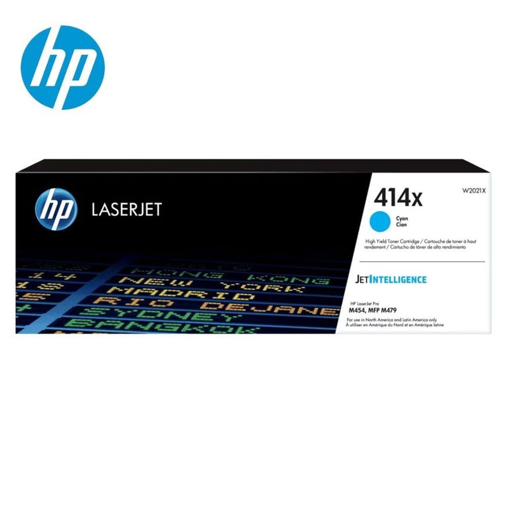 TONER HP W2021X (414X) L.J. M454 CYAN 6,000 PGS
