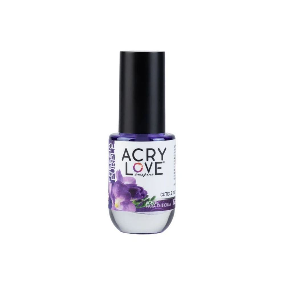 ACEITE DE CUTICULA ACRY LOVE FREESIA PURPLE 14ML