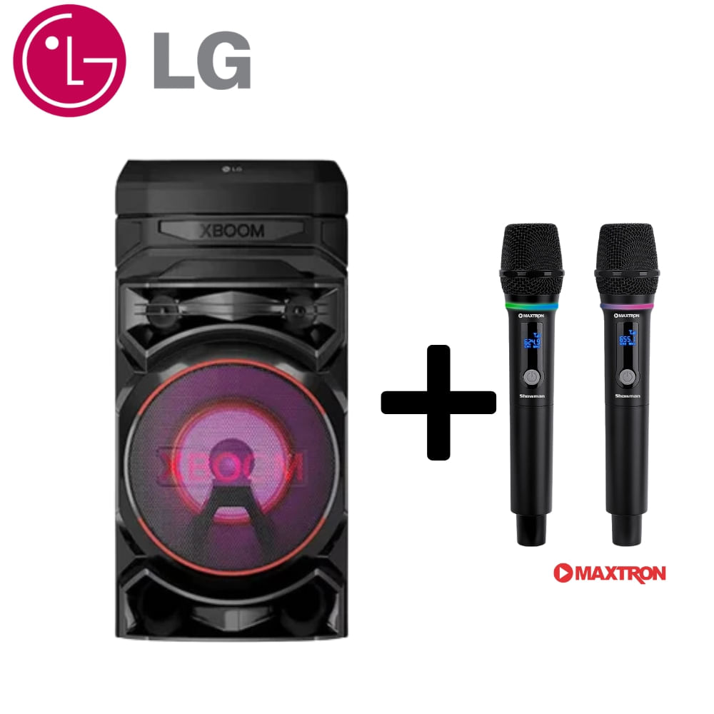 Torre de sonido LG RNC5 XBOOM USB BT mas 02 Micro Inalambricos
