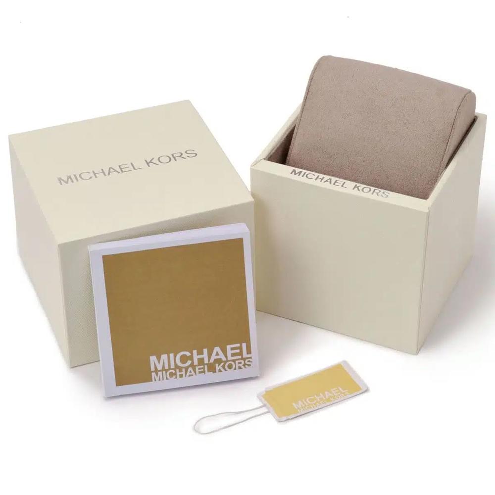 RELOJ MICHAEL KORS ORO ROSA CERAMICA ROSADA CRONOGRAFO