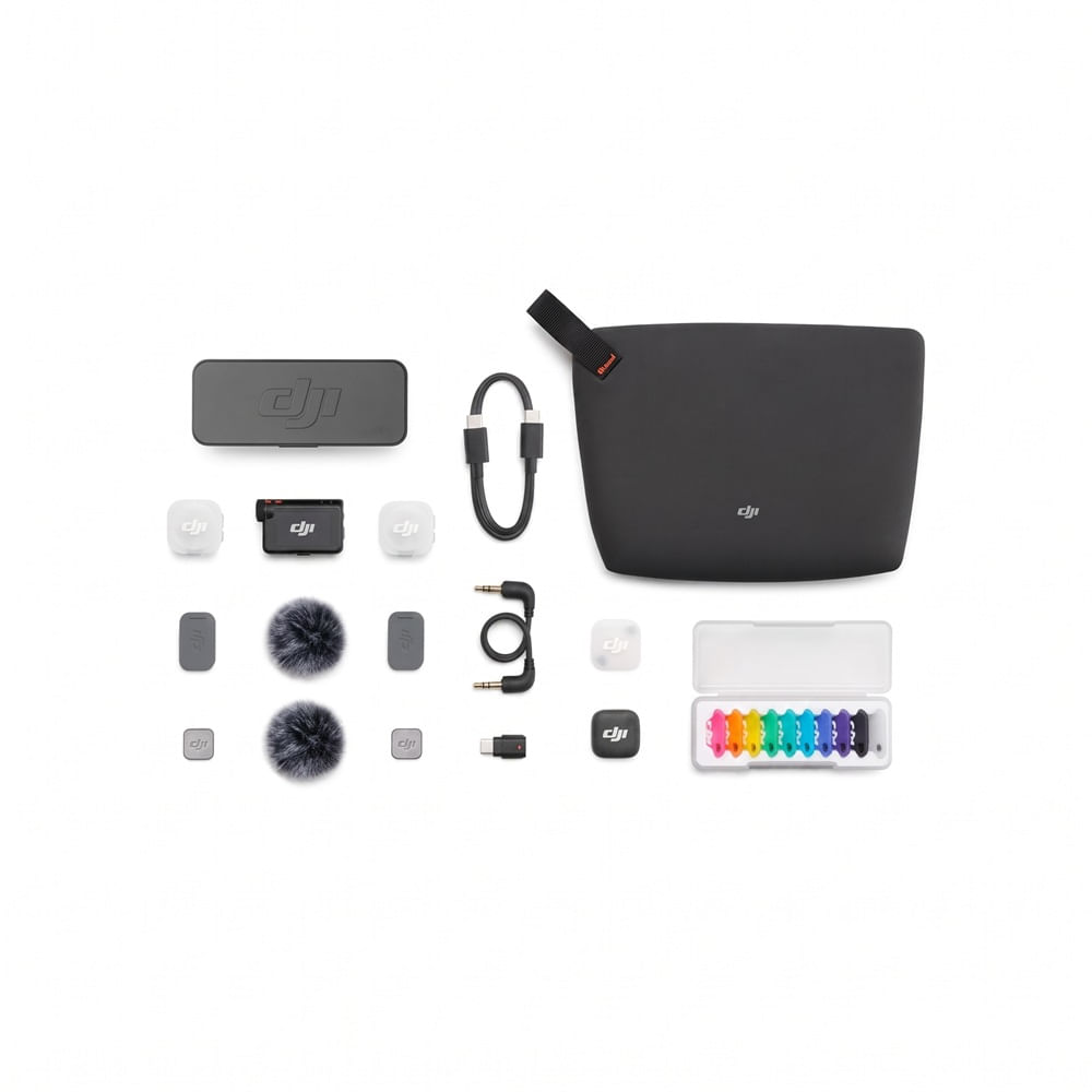 Micrófono DJI Mic Mini 2 (2TX + 1RX + Estuche de carga)