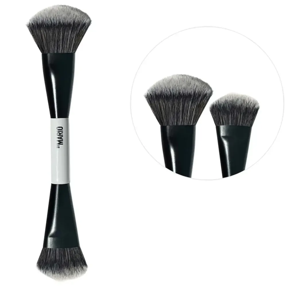 Brocha de doble punta F4 para base de maquillaje y rostro