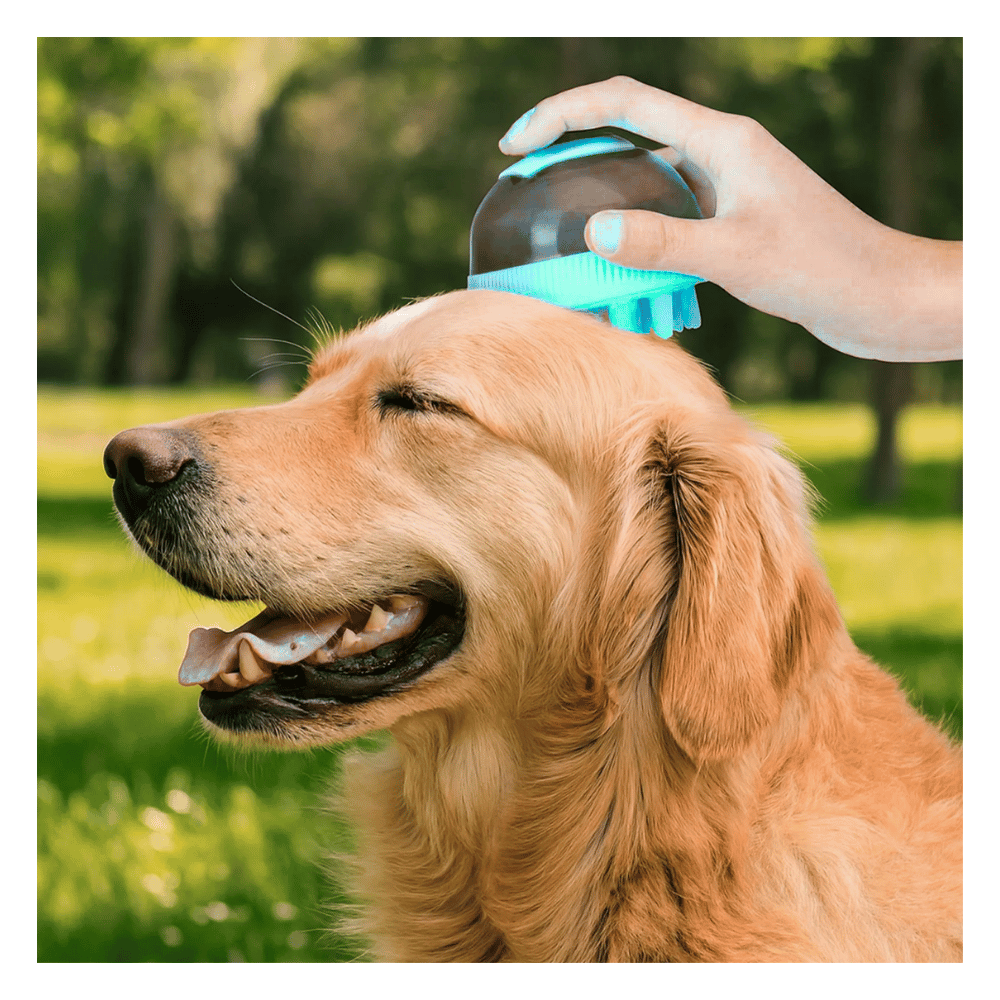 Dispensador de Shampoo Masajeador Para Perros y Gatos - Cele