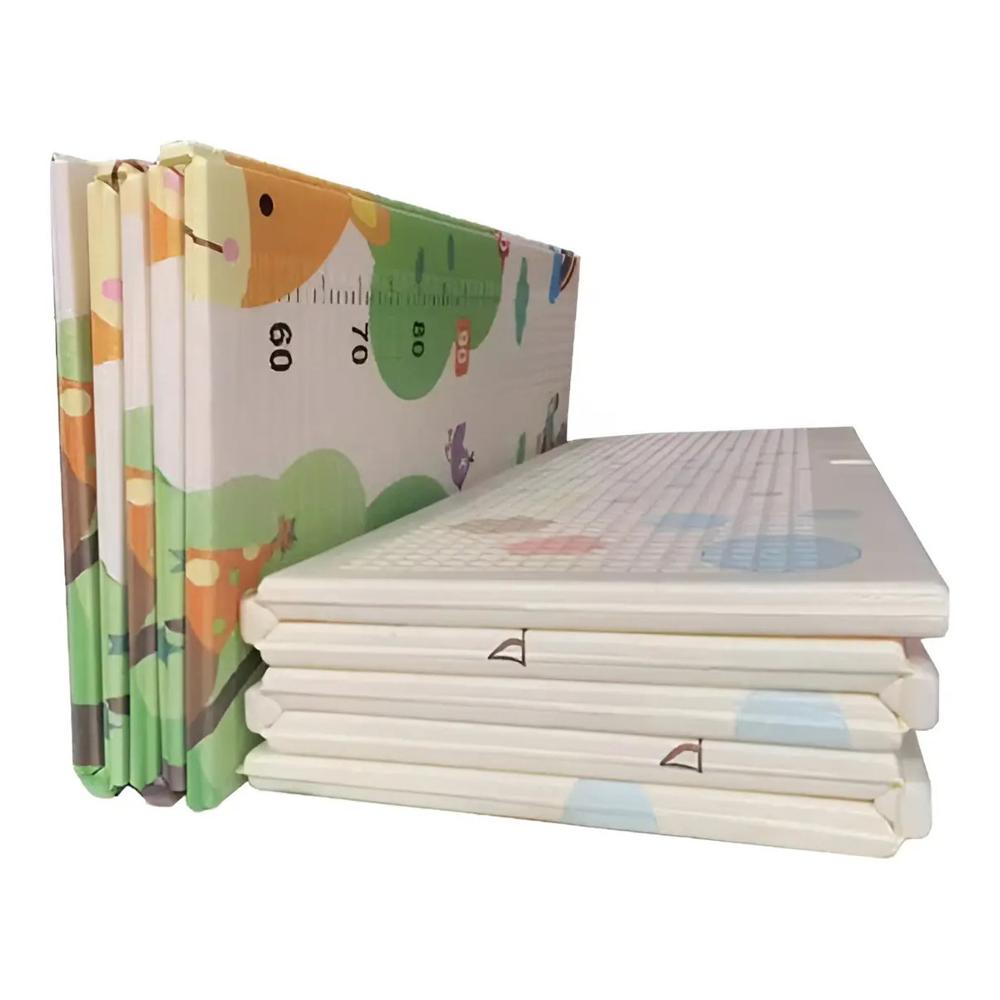 Piso Plegable Alfombra Tapete para Bebe niños Kinder Niños 2m X 1.8m Reversible Gateo