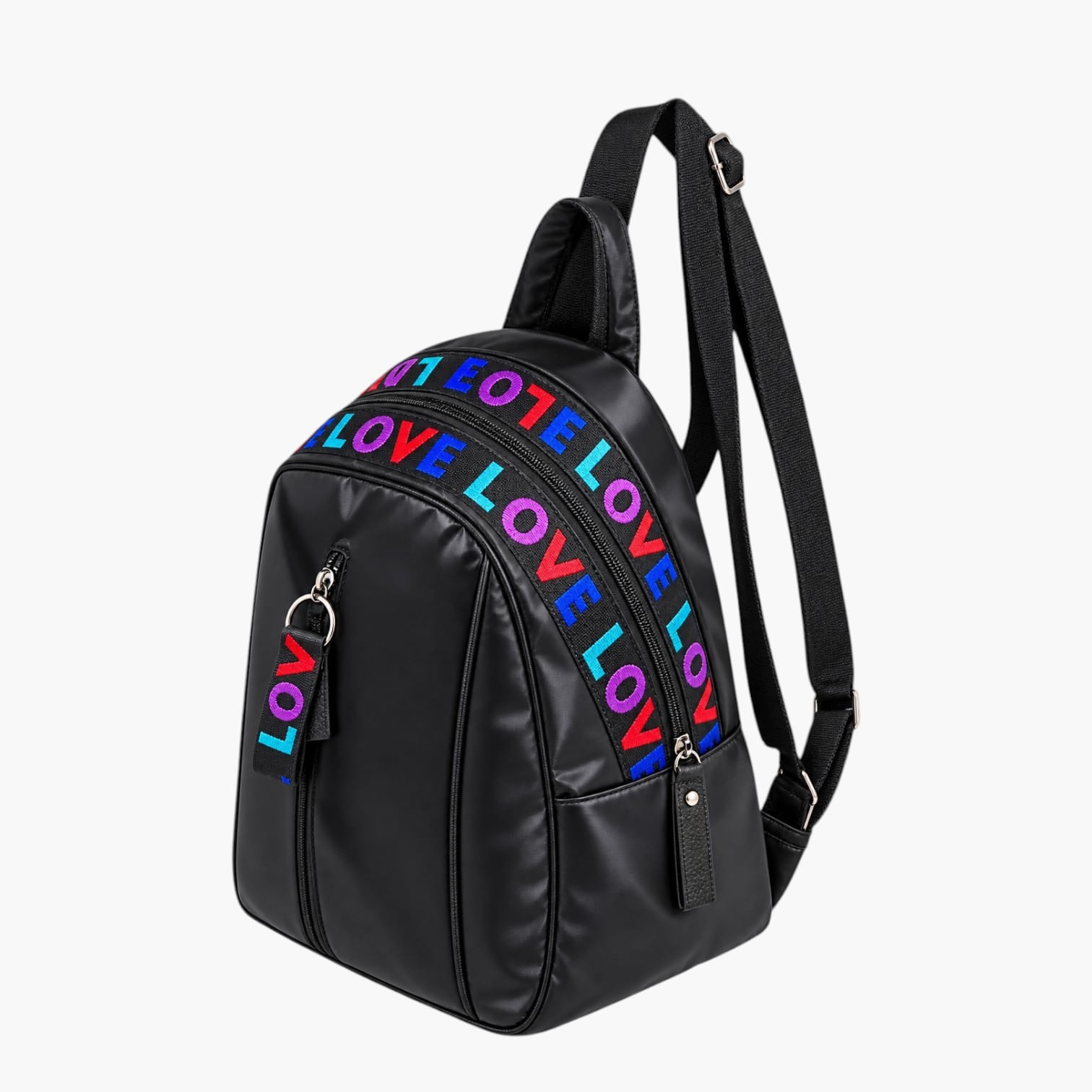 Mochila Pequeña Multifunción Oxford Negro