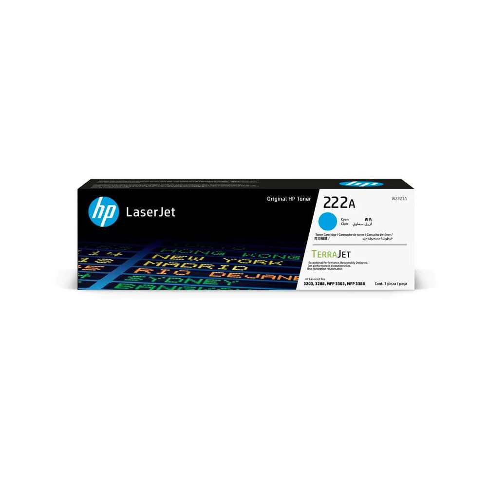 TONER HP W2221A (222A) LJ M3303 CYAN 1,200 PGS