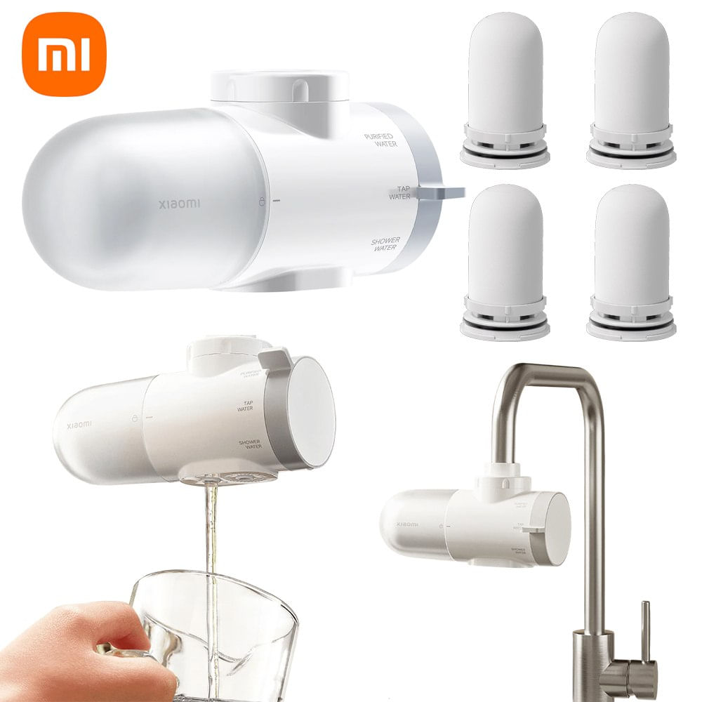 Purificador de Agua para Grifo Xiaomi Faucet Water Purifier Filtración 5 Etapas 3 Modos 4 Filtros
