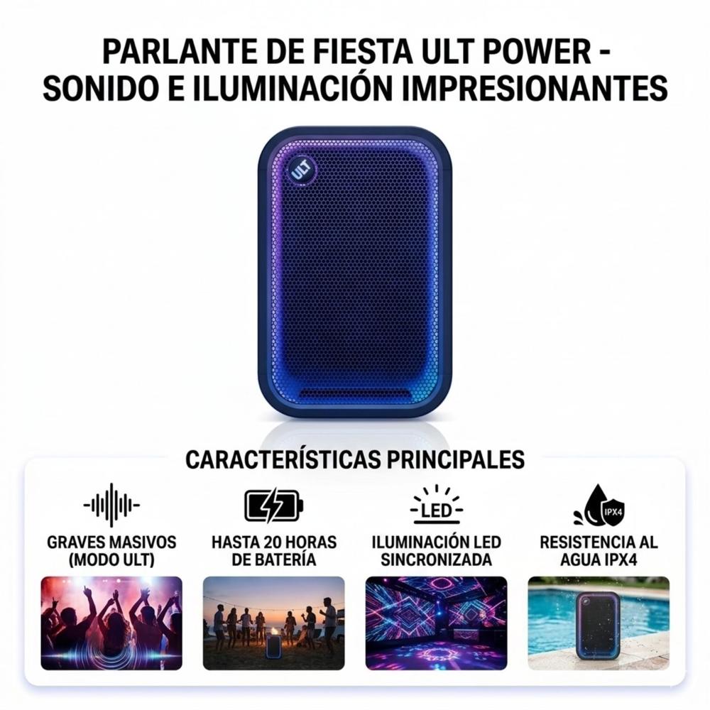 Parlante Potenciado SONY ULT TOWER 5 SRS-ULT500 Negro YY7870E