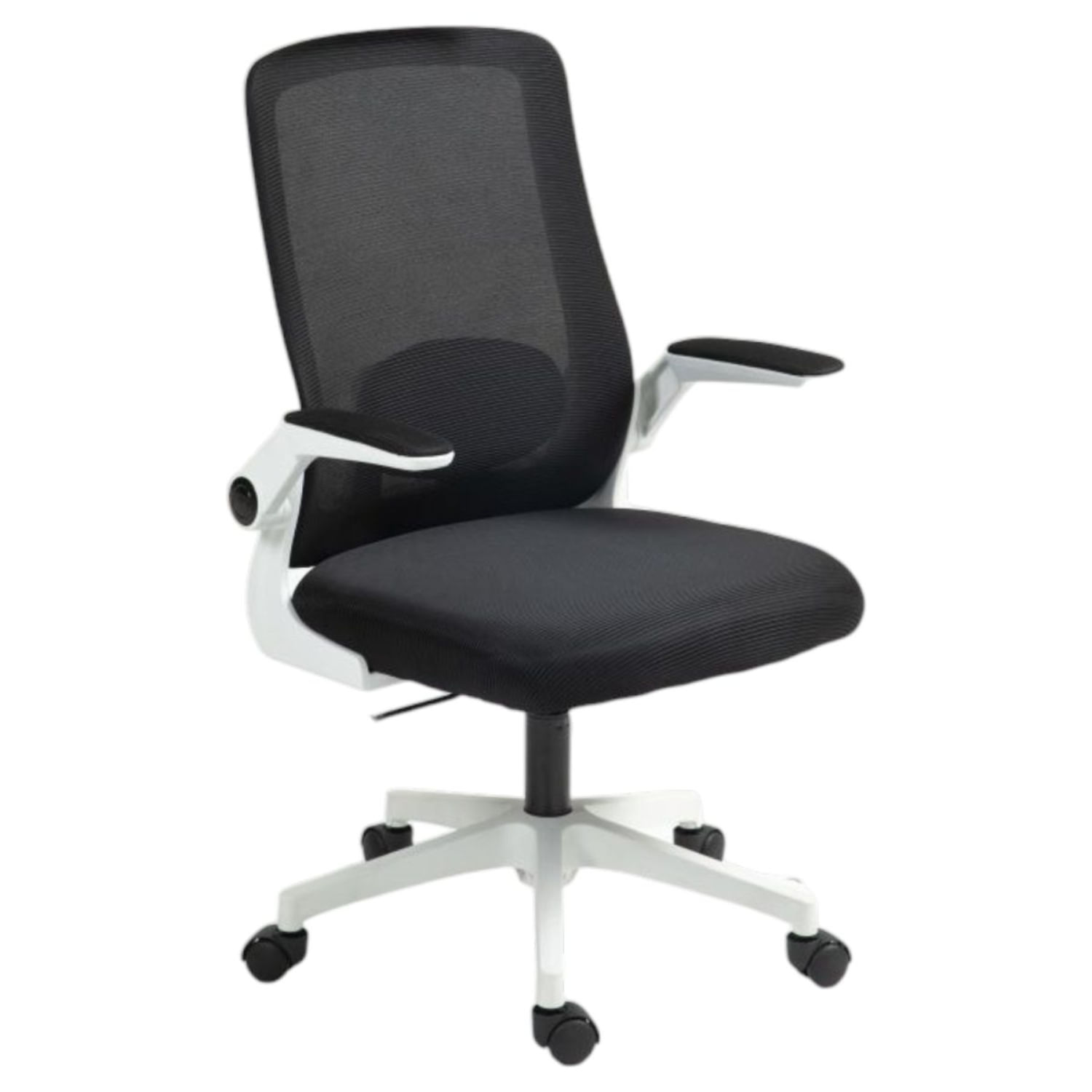 Silla de Oficina con Respaldo Ergonómico de Malla Blanco