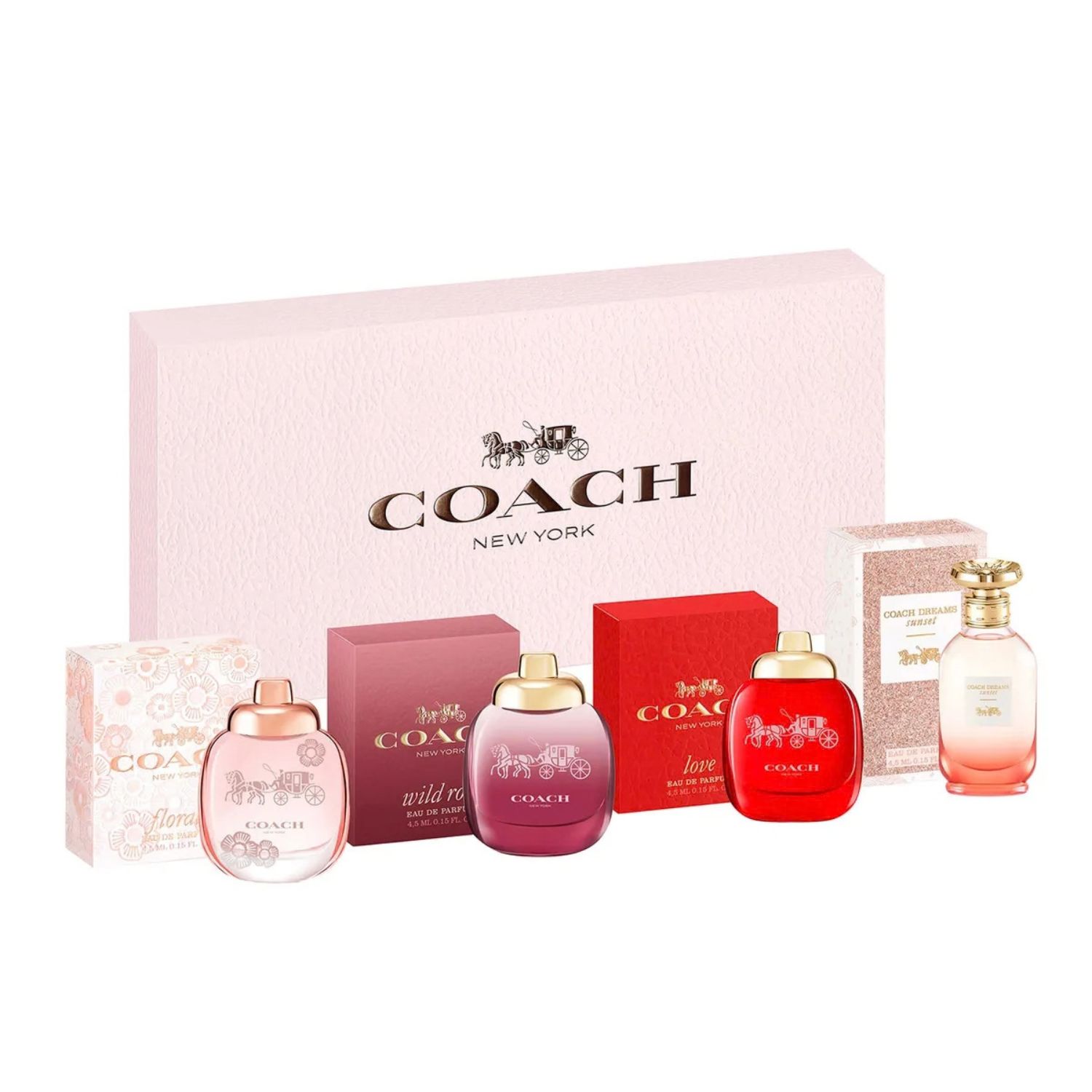 Set Perfume Coach Miniaturas Mujer