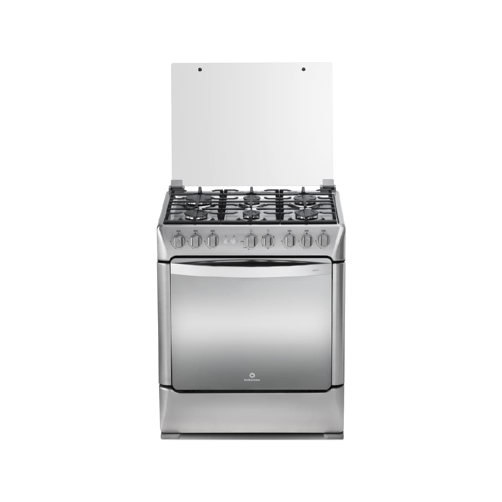 Cocina Gas Indurama Galicia Zafiro 6 hornillas gris