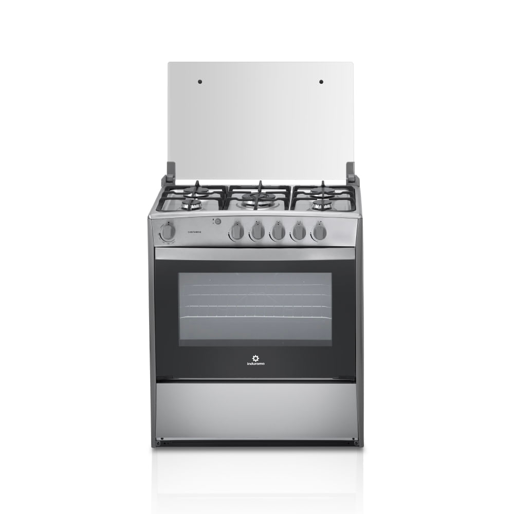 Cocina Indurama Cantabria 32 5 hornillas gris