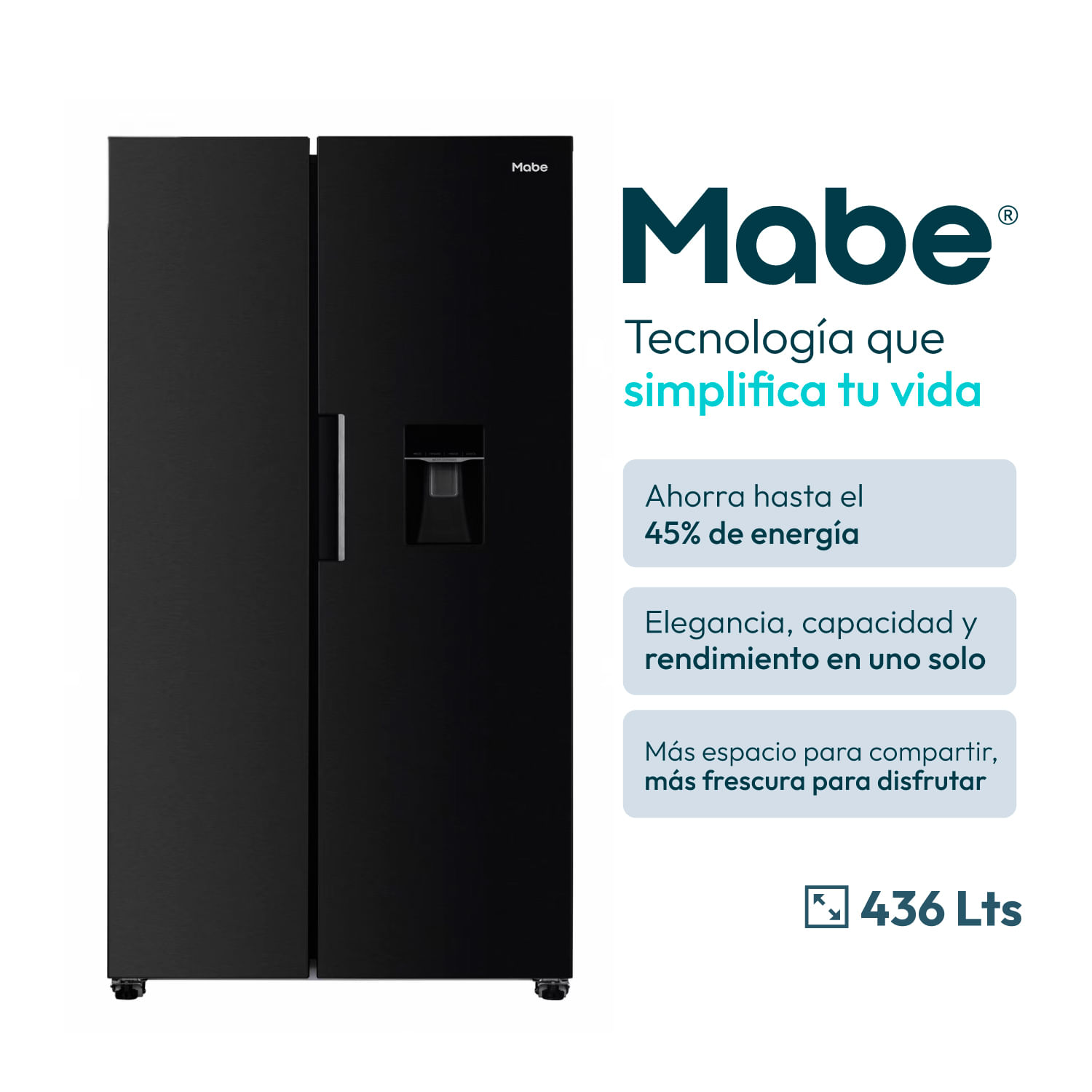 Refrigeradora Mabe Tecinverter Msd480Lmrps0 436L