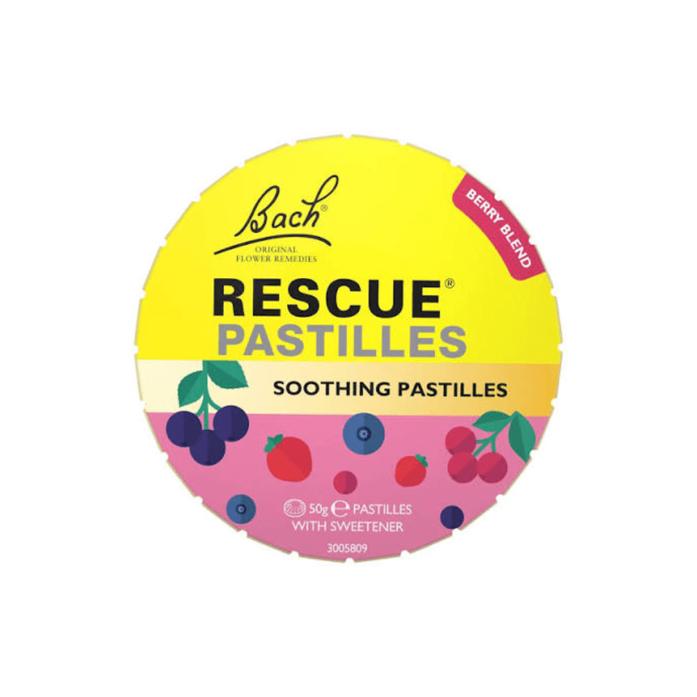 RESCUE PASTILLES BERRY BLEND LATAS 50 GR