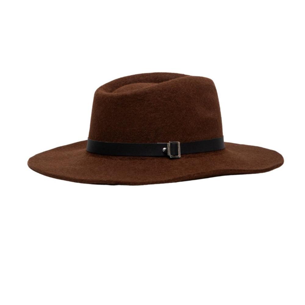 SOMBRERO CHUKU MARRÓN ECOALPACA ACCESORIO CON FIELTRO BABY ALPACA