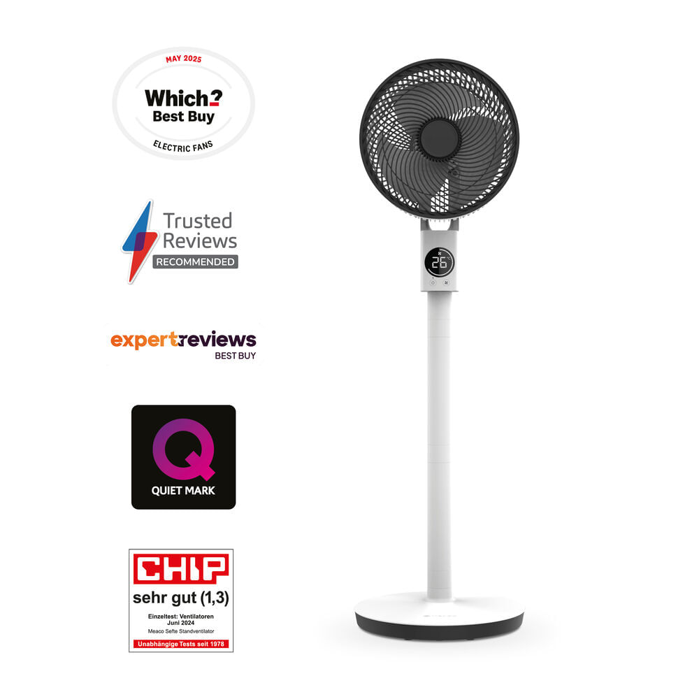 MeacoFan Sefte PRO 10 - VENTILADOR DE PEDESTAL CON BATERÍA RECARGABLE