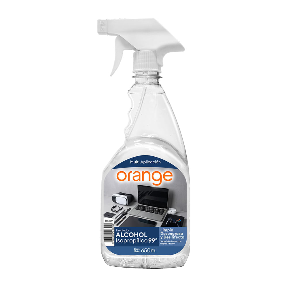 Alcohol Isopropilico 99° Orange 650ml