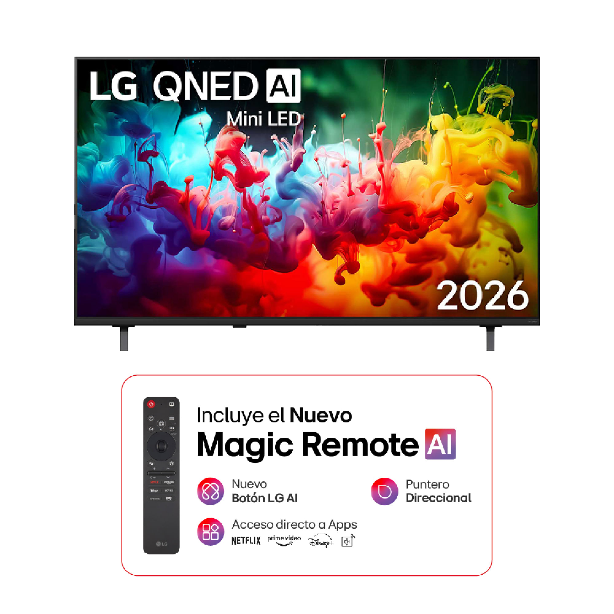 Televisor LG QNED 75"" UHD 4K ThinQ AI 75QNED65BSA