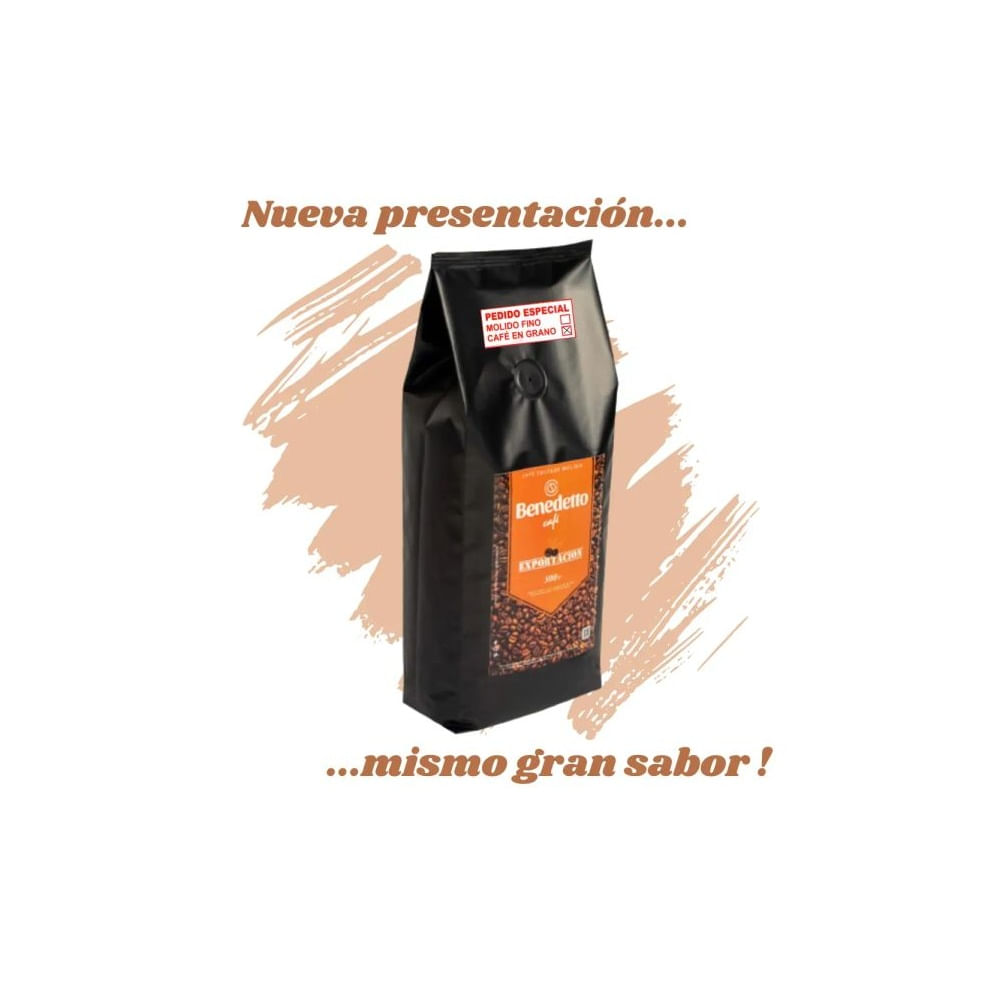 Café Benedetto Exportación en grano 500 gr