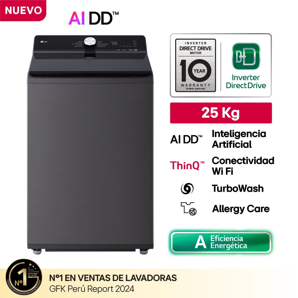 LAVADORA LG - WT25PBTXS