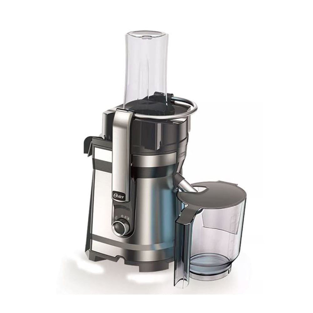 Tecnocosto - Extractor De Jugos Oster FPSTJE318Z Con Tecnología De  Auto-limpieza 1000W Silver ✓219.99 incluido iva Características destacadas   Potente motor de 1000 Watts Cuchilla de acero inoxidable para mayor  durabilidad Jarra