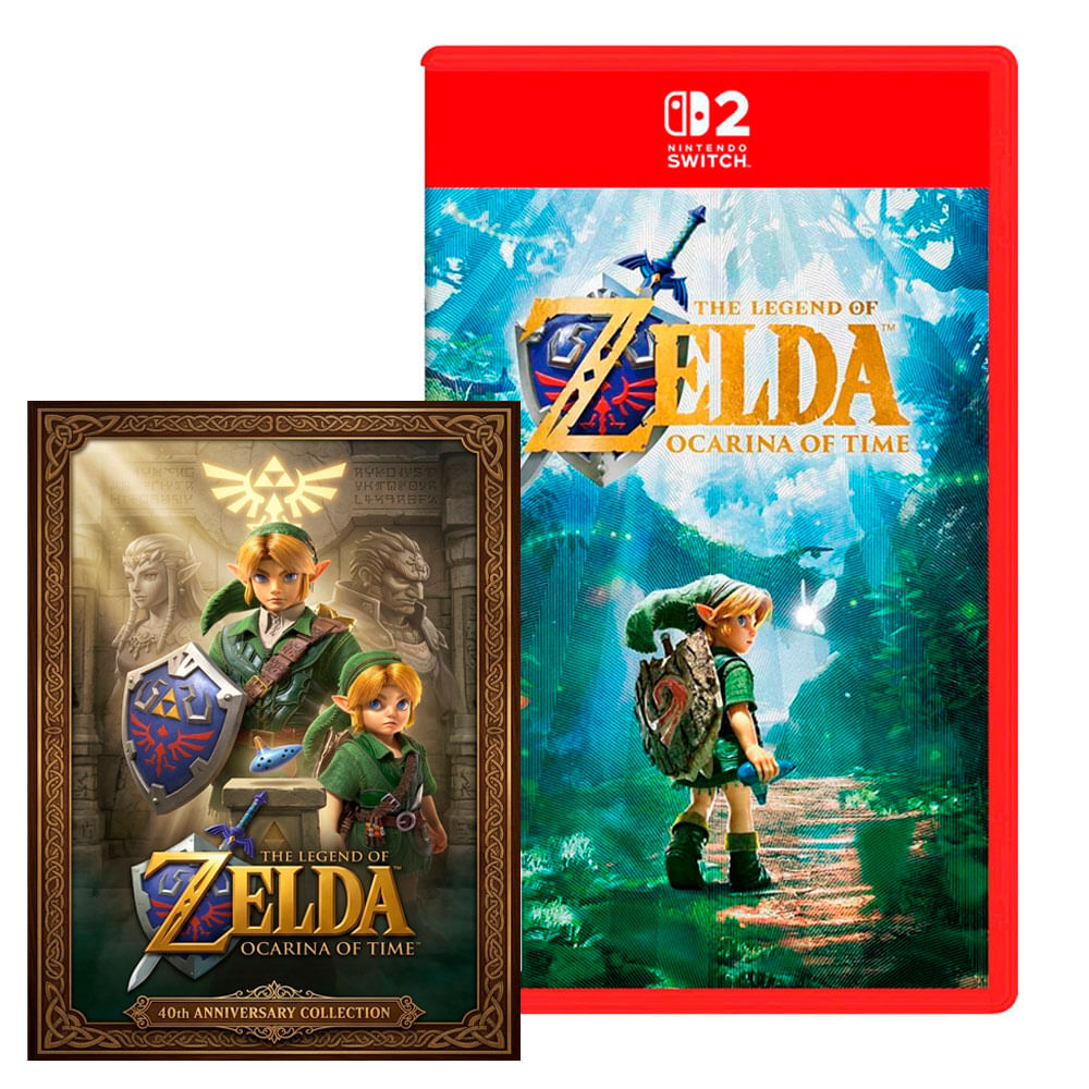 The Legend of Zelda Ocarina of Time Nintendo Switch 2 y Poster