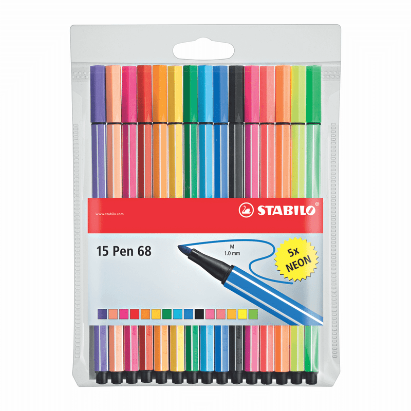 Fine Pen Stabilo Point 88 Estuche x 40 Unidades Incluye Colores Pastel