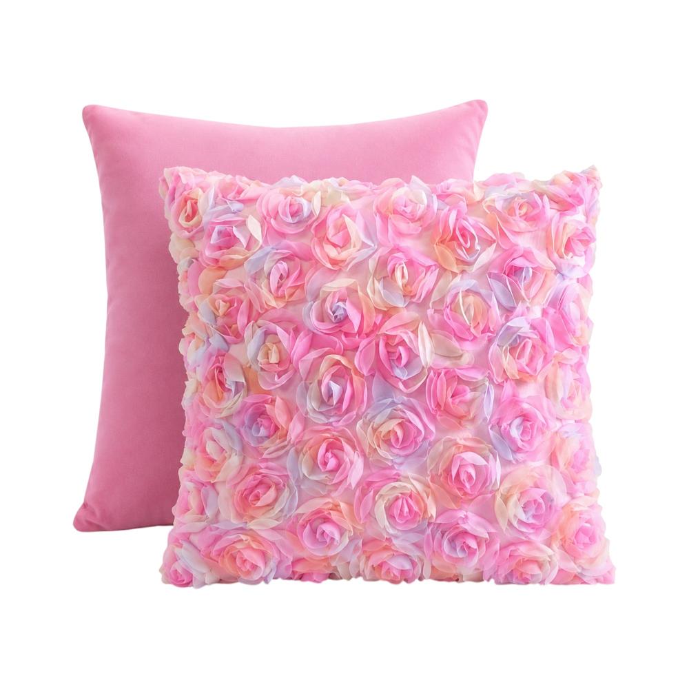 Cojín 150 Hilos Algodón Confort - Rosado Arlin 48 X 48