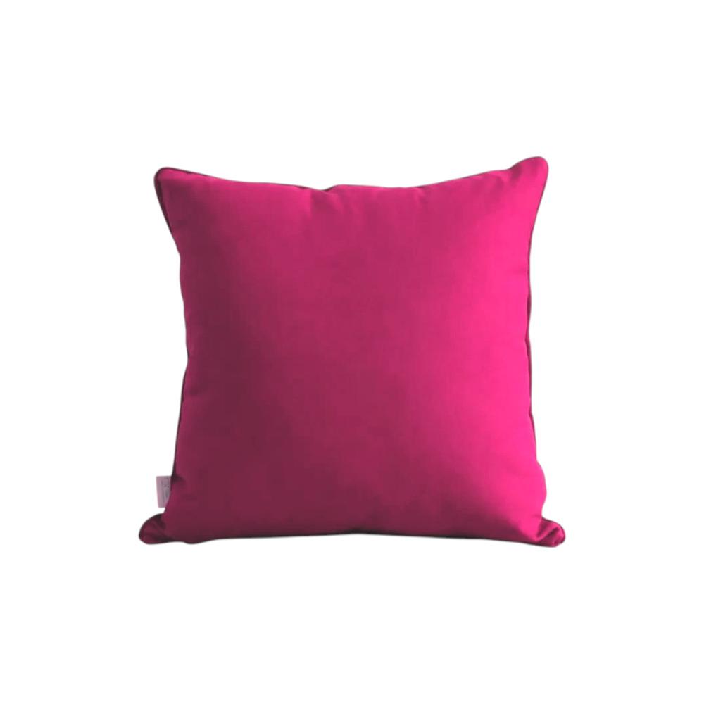 Cojín Cuadrado Lino Damasco - Fucsia Arlin 50 X 50