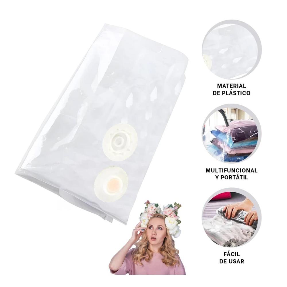 Contenedor Compresor al Vacio 60cmx80cm Color Anaranjado YLigas Regalo