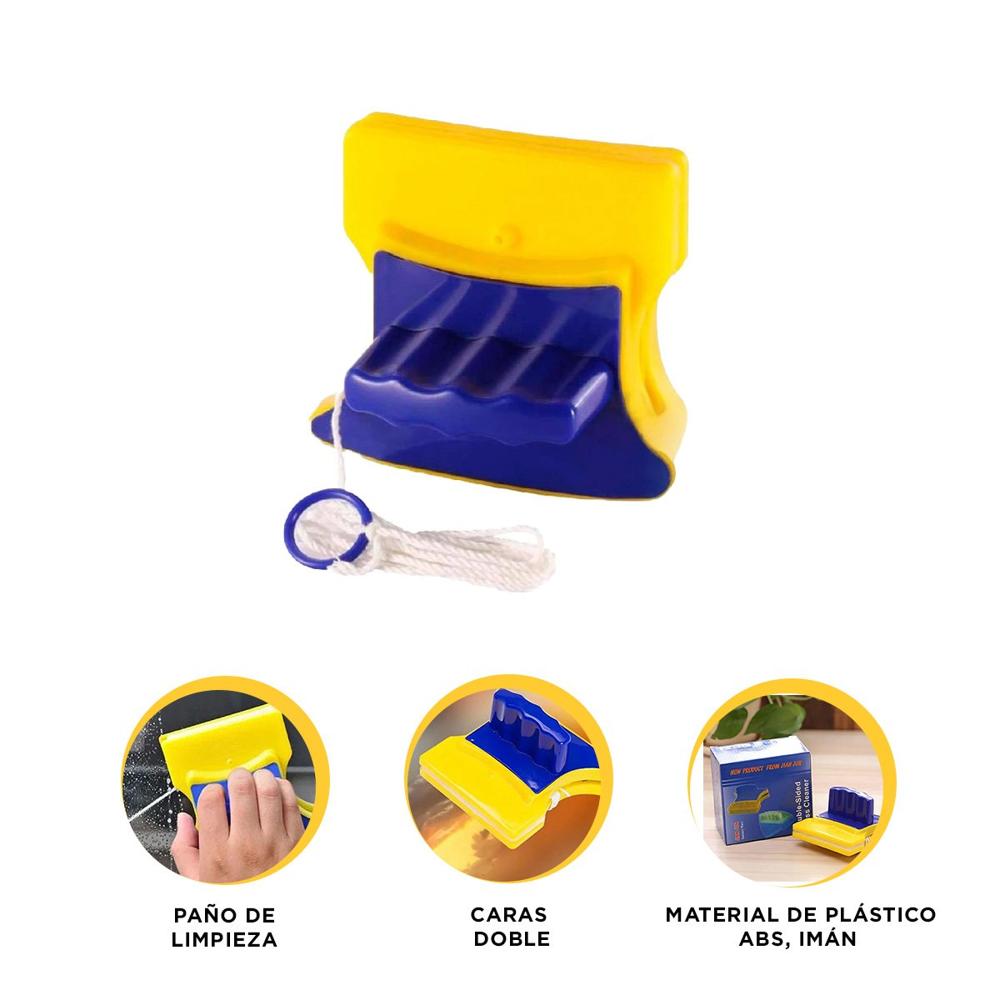 Producto Vidrios Magnetico Cuadrado Azul Amarillo para Hogar YLigas Regalo