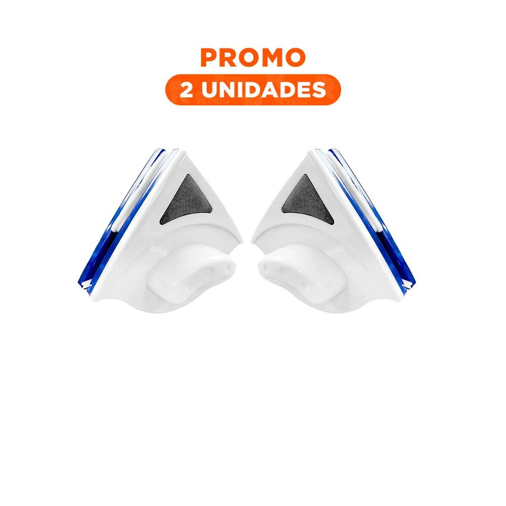 Pack2 Ayuda Vidrios Magnetico Triangular Azul Amarillo para Ventanas Hogar