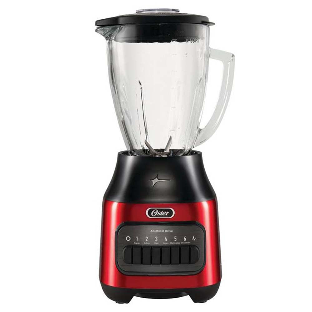 Licuadora 1.5L de 6 Velocidadades Oster BLSTPEG-CPB Rojo