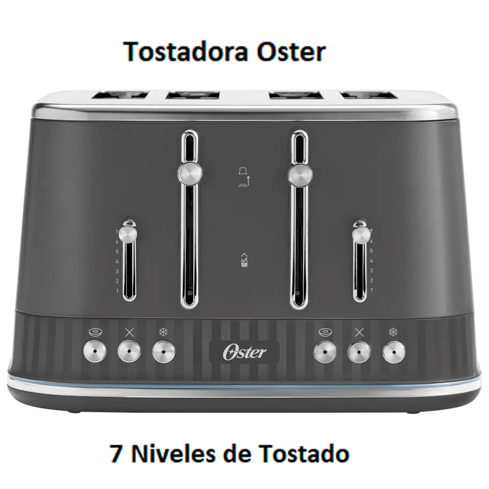 Tostadora de Pan 7 Niveles de Tostado TSSTMNGR4S-053