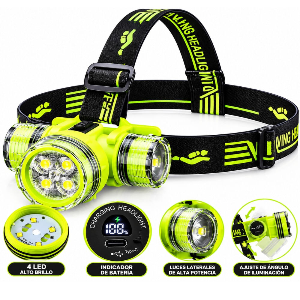 Linterna De Buceo Recargable Cafini Cn-l1359c 10w Sumergible