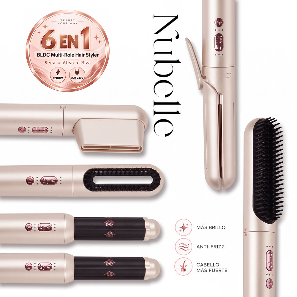 ROLE HAIR DRYER STYLER NUBELLE 6 EN 1