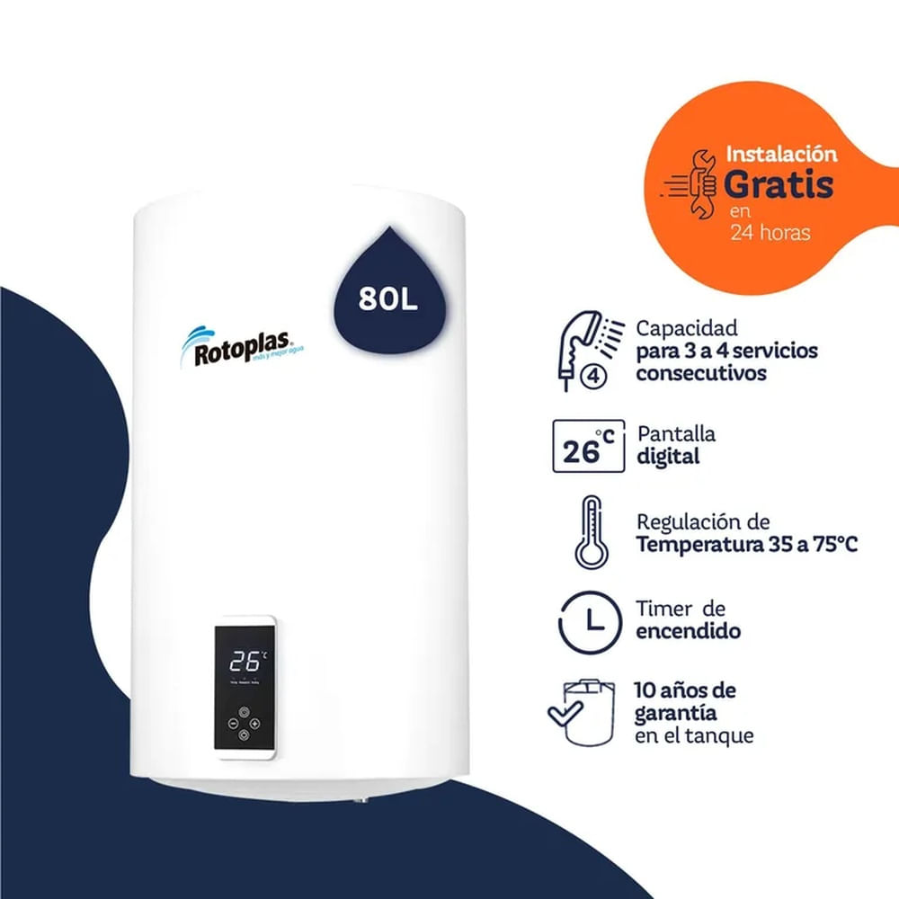 Terma de Acumulación Digiterma 80L