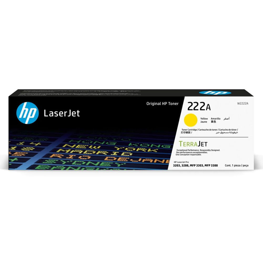 Toner HP 222A Amarillo Original (W2222A)