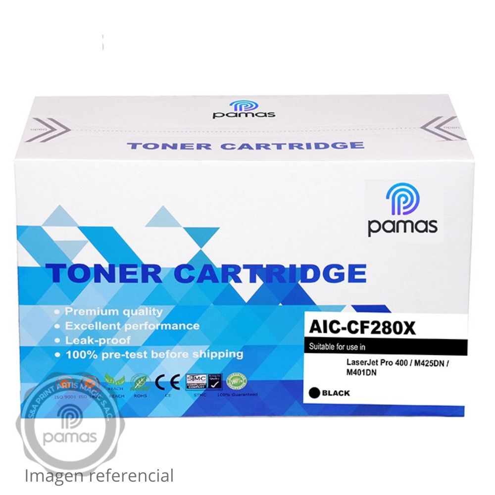 Tóner Compatible HP 80X CF280X Negro Alto Rendimiento