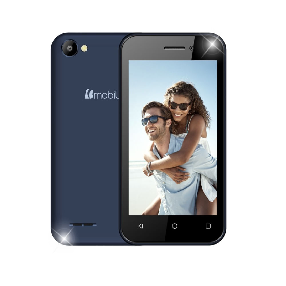Celular BMOBILE AX689 512MB RAM 16 GB Almacenamiento 3G AZUL DualSim