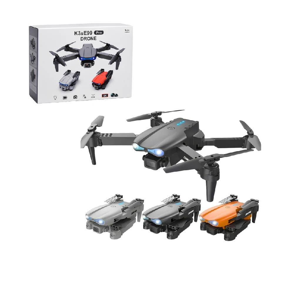 Dron K3 E99 Pro Plegable con Camara 4K Control Remoto y WiFi - Color Aleatorio