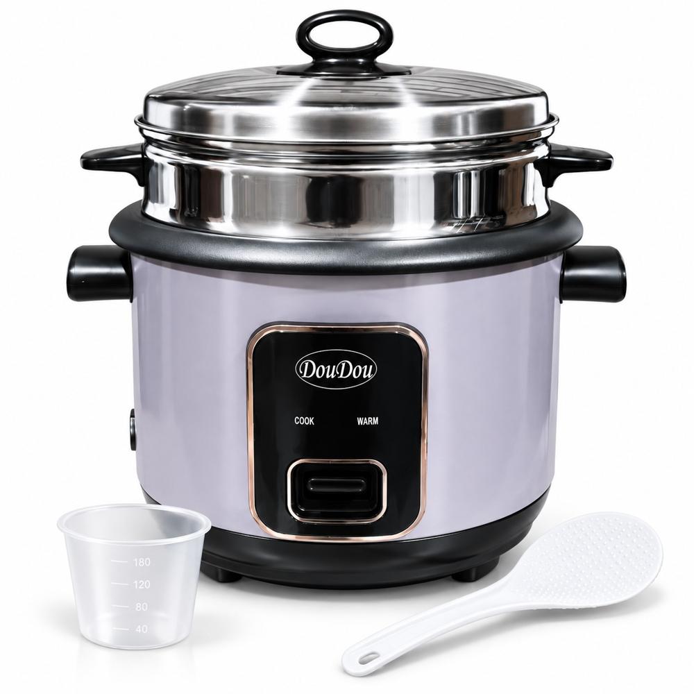 Olla Arrocera Eléctrica 1.8 Litros de 700W DOUDOU Gris CFXB40-G