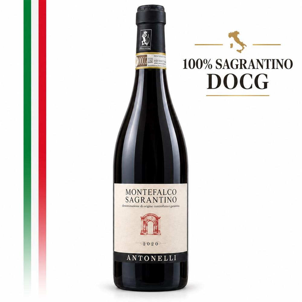 VINO TINTO SAGRANTINO MONTEFALCO DOCG - ANTONELLI - ITALIANO  COSECHA 2020