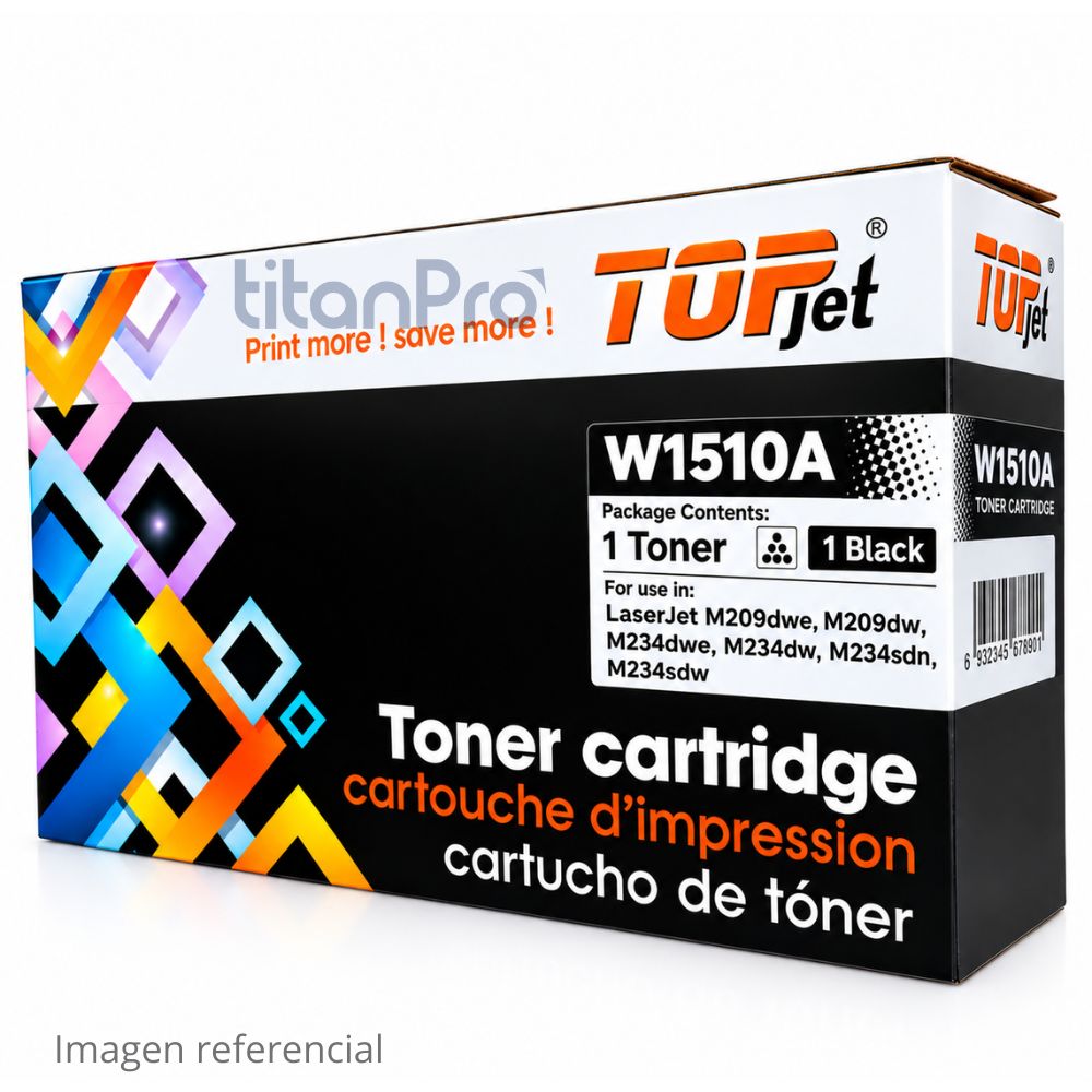 Tóner Compatible HP 151A W1510A Negro